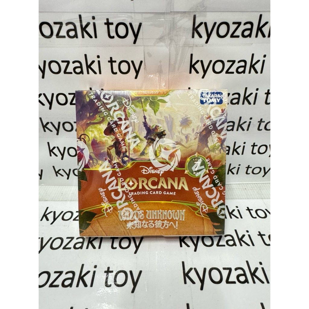 Disney Lorcana TCG Card Grame Wilds Unknown Booster Box การ์ดโลคาน่า Tomy