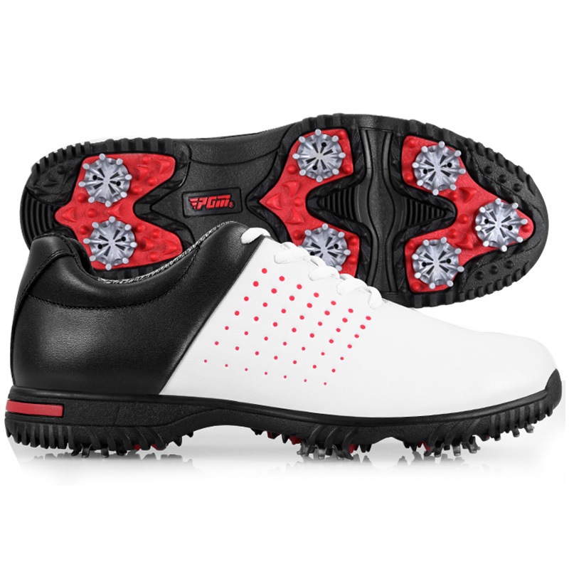 รองเท้ากอล์ฟผู้ชาย PGM (XZ069) หนังไมโครไฟเบอร์ Size EU40-EU45 PGM Golf Men's Shoes