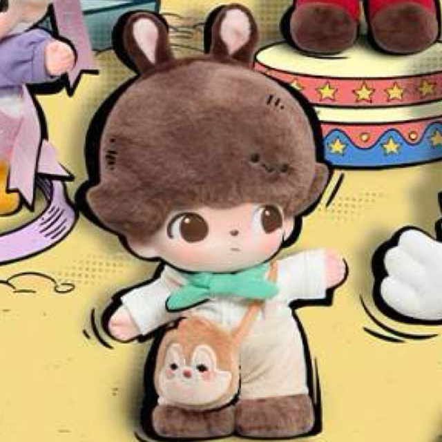 ++พร้อมส่ง++พวงกุญแจดีมู่ DIMOO WORLD × DISNEY Series-Vinyl Plush Keychain