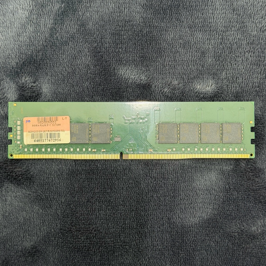 32GB (32GBx1) DDR4 3200MHz KINGSTON (KVR32N22D8/32) Memory RAM (หน่วยความจำ) แรม มือสอง