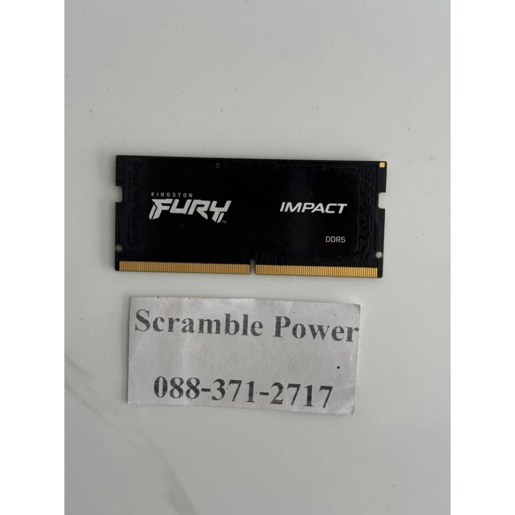 16GB (16GBx1) DDR5 4800MHz SO-DIMM RAM (หน่วยความจำ) KINGSTON FURY (KF548S38IB-16)
