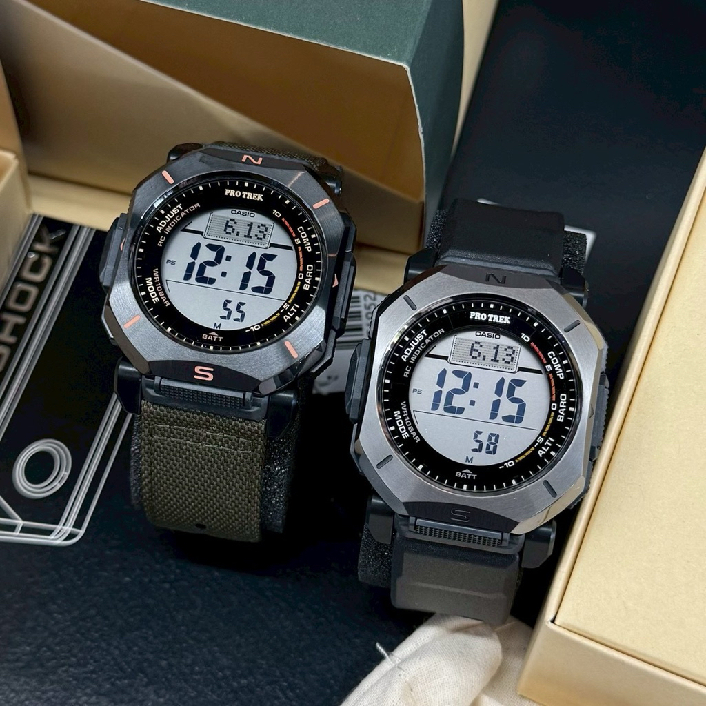 Casio Protrek นาฬิกาข้อมือผู้ชาย สายเรซิน รุ่น PRW-69Y-1,PRW-69YB-3
