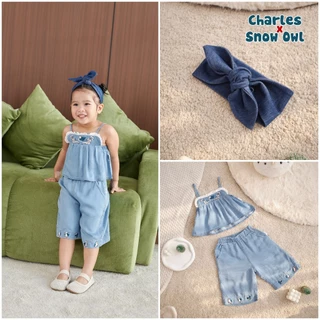 Charles x Snow Owl ชุดยีนส์เด็กโต 1 - 5 ขวบ Denim Vintage