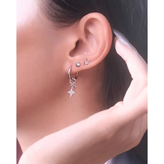 YVIS Cosmos Brass Stud Earrings Set - Cosmos Collection