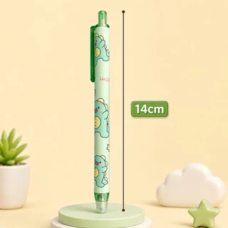 🔥ราคาส่ง🔥ปากกากดลบได้ลายการ์ตูน เจลสีน้ำเงิน✔️พร้อมส่ง ปากกาลบได้แบบกด เครื่องเขียน ปากกาเจลลบได้