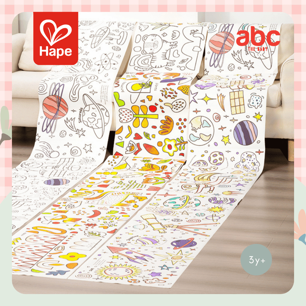 Hape - Graffiti Scrolls - Nature ロールお絵かき紙 ネイチャー 3Y+ 画像5