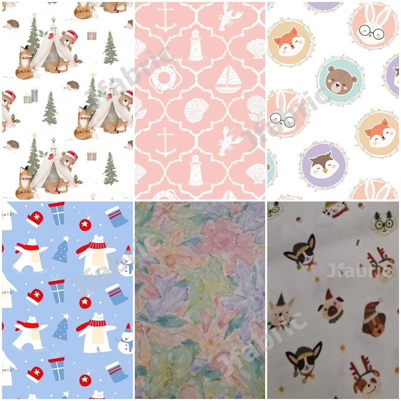 Jfabric ผ้าปลายไม้ ราคาพิเศษ Cotton100% ผ้าคอตตอน ตัดเสื้อ เดรส ของใช้เด็ก ผ้านำเข้า เกาหลี ญี่ปุ่น พิมพ์ลาย การ์ตูน