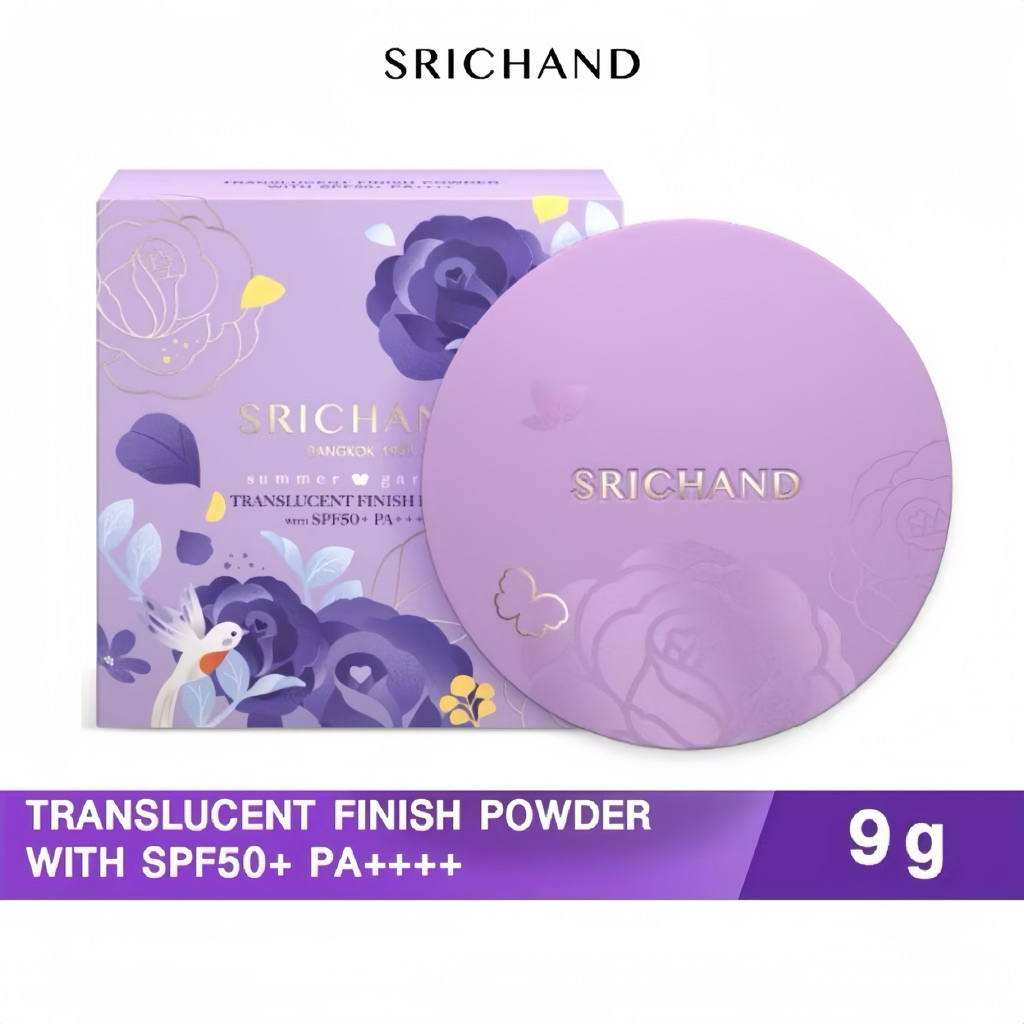 พร้อมส่ง💓| SRICHAND Translucent Finish Powder With SPF50+ PA++++ 9g ศรีจันทร์ แป้งโปร่งแสงกันแดด