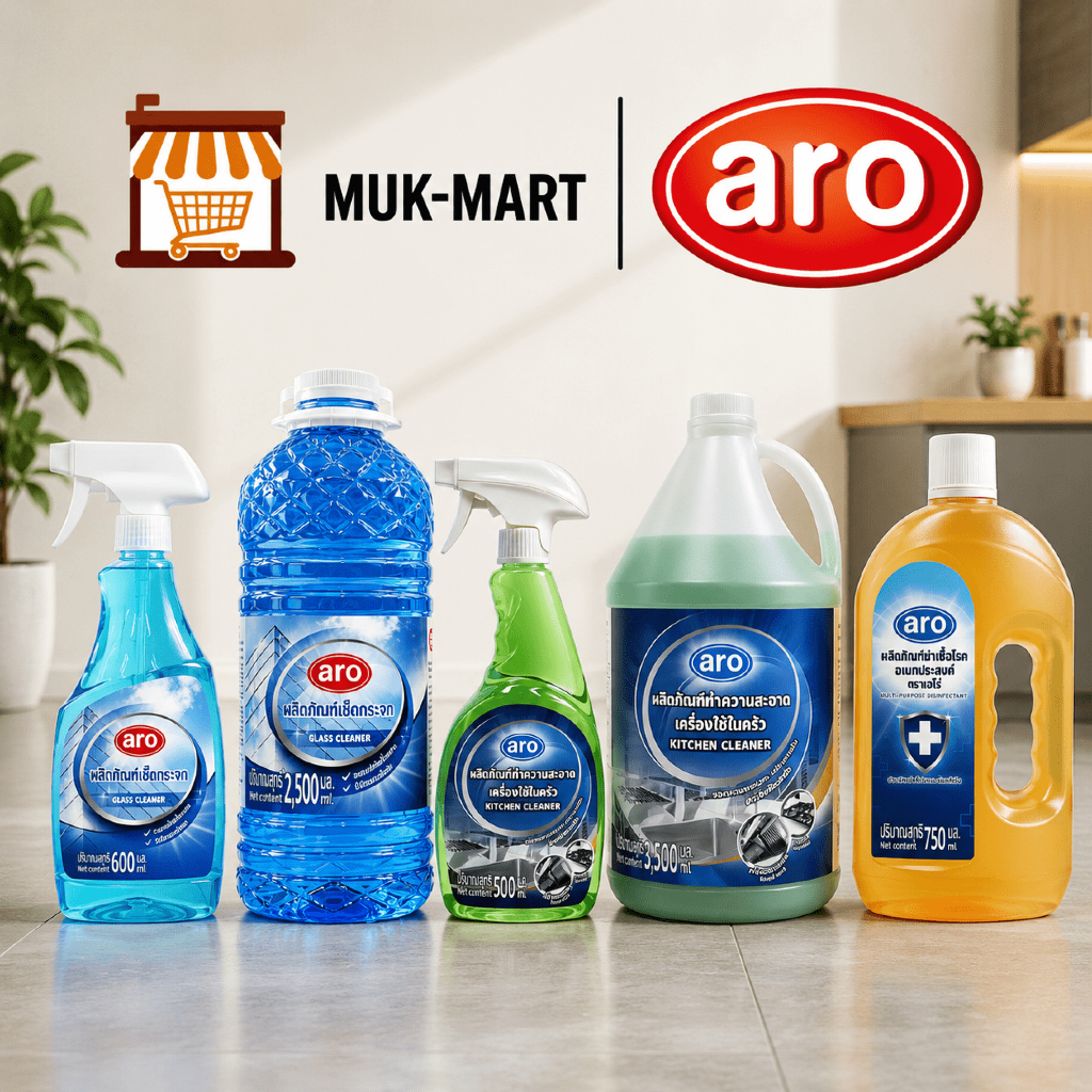 ARO ผลิตภัณฑ์ทำความสะอาด 500-3500ML Window Cleaner | Kitchen Cleaner | Disinfectant