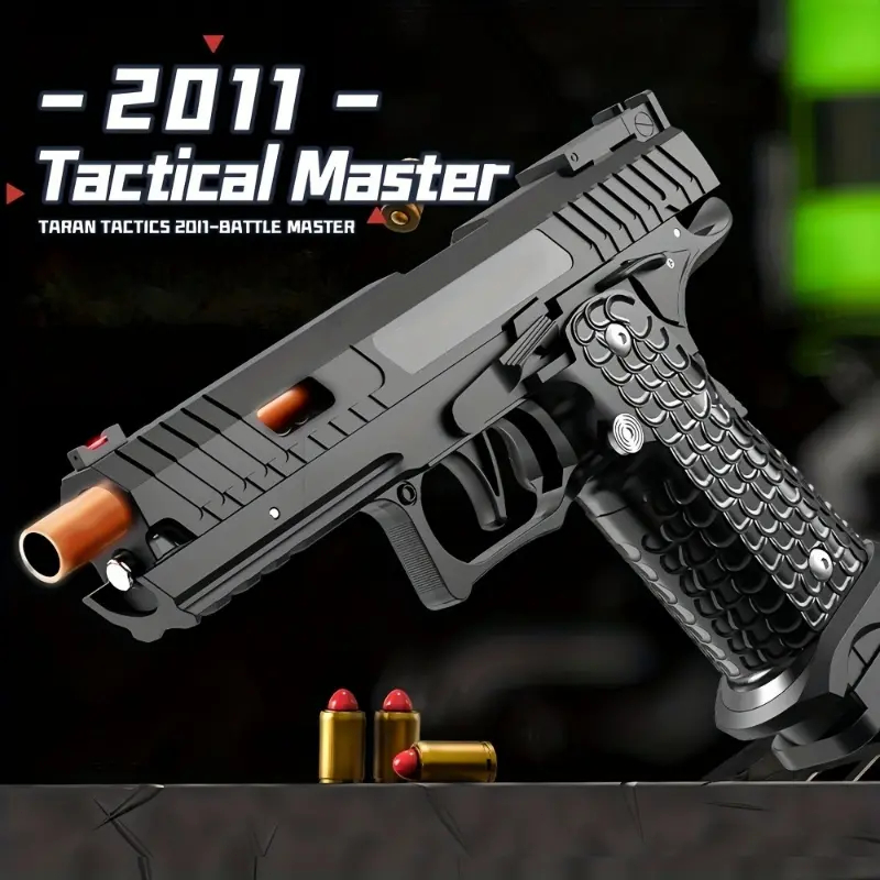 【COD】【กรุงเทพเดลิเวอรี】STEM 2011 ปืนพกดึงปลอกอัตโนมัติ แม่พิมพ์สมจริง ของเล่นวิทย์เสริมทักษะกล้ามเนื้อมัดเล็ก