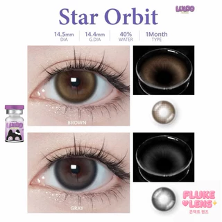 คอนแทคเลนส์ (ตาโต) รุ่น 💜 Star Orbit 💜 เลนส์ตากลมปุ๊กปิ๊ก น่ารัก ราย1เดือน LULOO