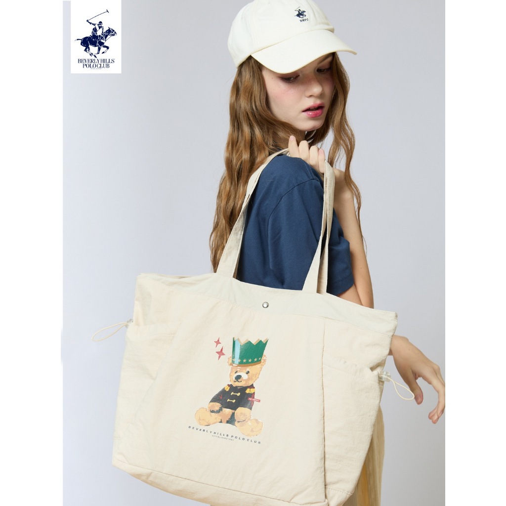 BEVERLY HILLS POLO CLUB กระเป๋า Shopping Bags ผ้า Nylon