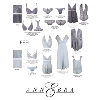 Annebra **1 แถม 1*หมดแล้วหมดเลย**บราตะขอหลัง มีโครง มีฟองน้ำ ทรง1/2เต้า Push Up Bra รุ่น AB1-520