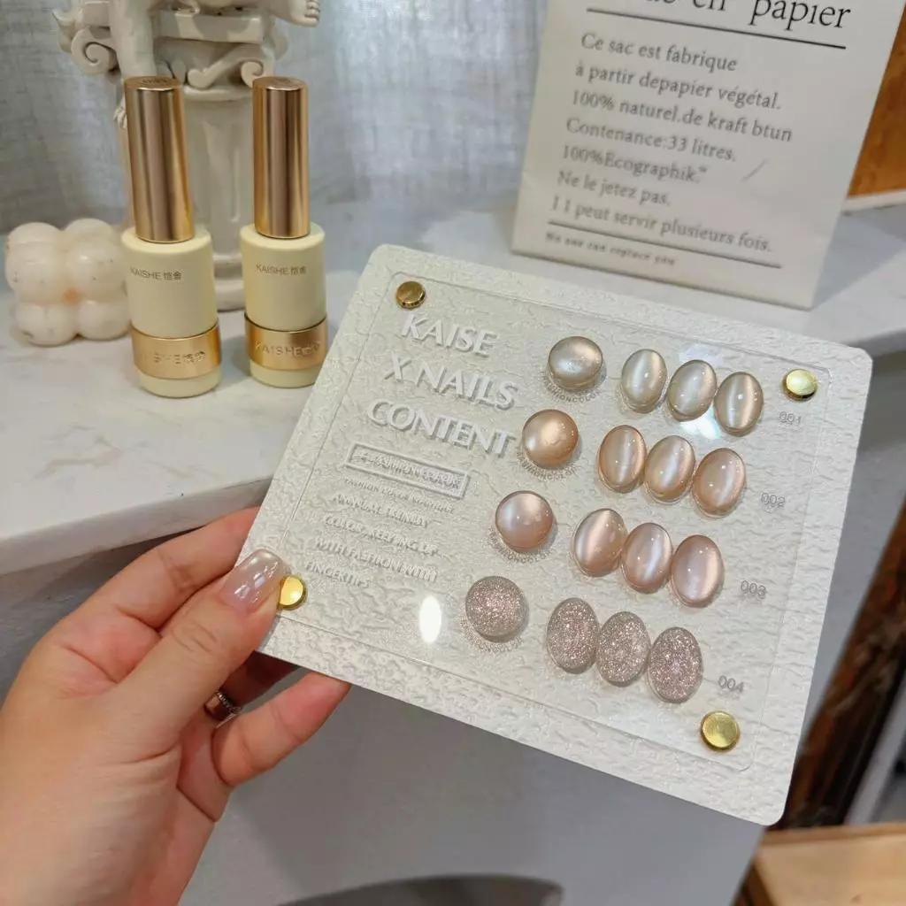 Champagne Glow Two-Tone 4 สี (KA03) Kaise x Nailscontent