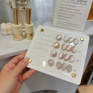Champagne Glow Two-Tone 4 สี (KA03) Kaise x Nailscontent