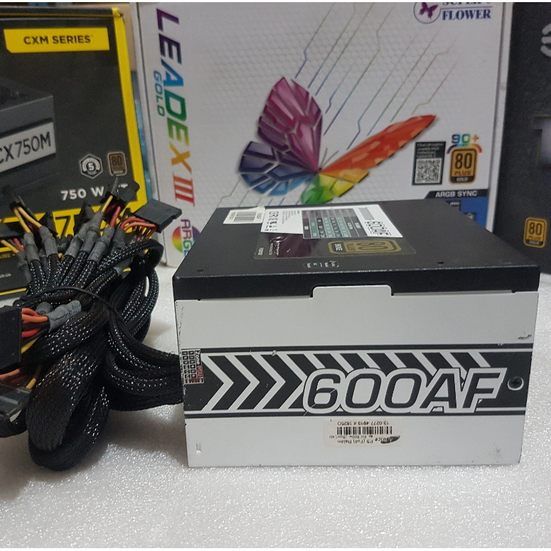 PSU ประกัน 3เดือน Raidmax 600AF 600W 80+Bronze มือ2 / power supply / พาวเวอร์ซัพพลาย