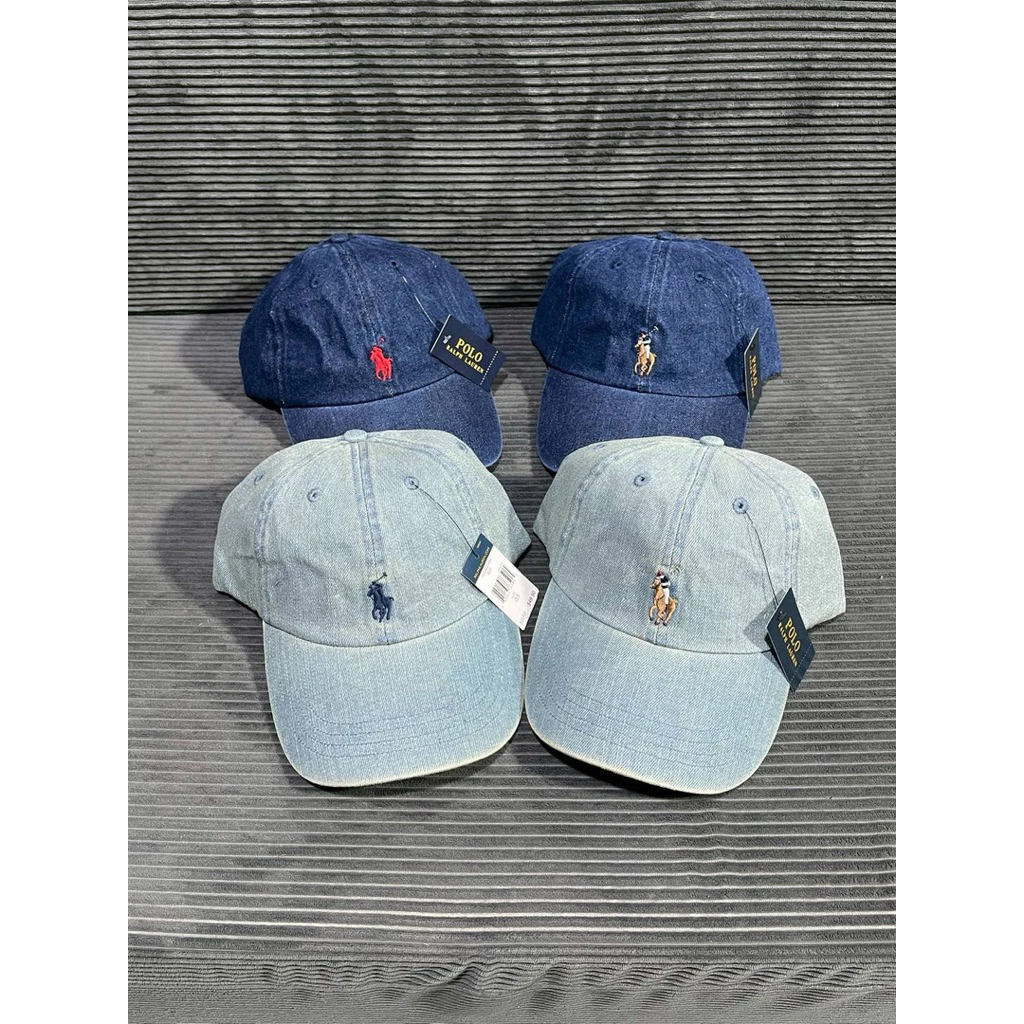 พร้อมส่งในไทย ‼️ หมวกแก๊ปสียีนส์ นำเข้าเกาหลี 🇰🇷