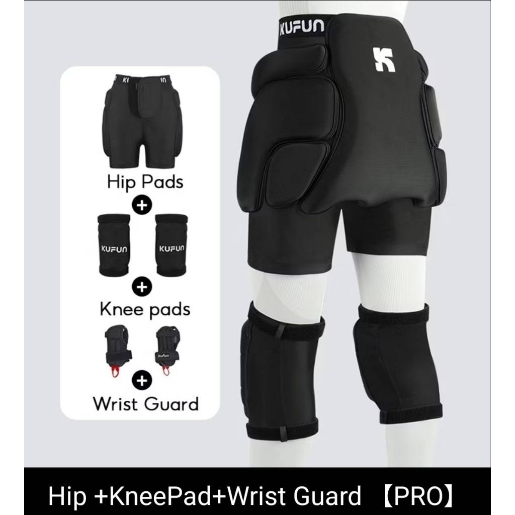 ชุดป้องกันสกีและสโนว์บอร์ด KUFUN สำหรับผู้ใหญ่และเด็ก รุ่น PRO (สินค้าตัว top)