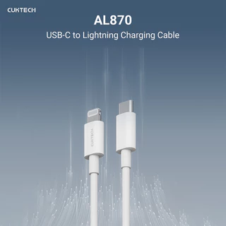 CUKTECH สายชาร์จ lightning MFi 3A 60W สำหรับ iPhone AL870 / CL315P / ZTEC ZL221 ประกัน 2 ปี