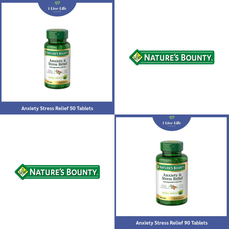 Nature's Bounty - Anxiety Stress Relief แองไซตี้ สเตรส รีลีฟ