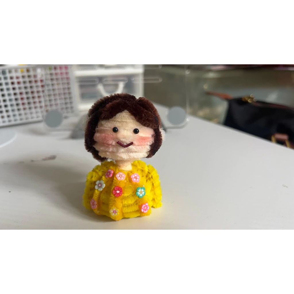 พร้อมส่งเซตหัวตุ๊กตาคุณแม่คุณยายเซต6ชิ้นทำจากลวดกำมะหยี่ราคา319บาท thumbnail 5