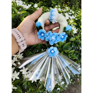 💐 พวงมาลัย พร้อมใส่ธนบัตร 5 ใบ รองรับ 20,50,100,500,1000 พร้อมส่ง ราคาถูก
