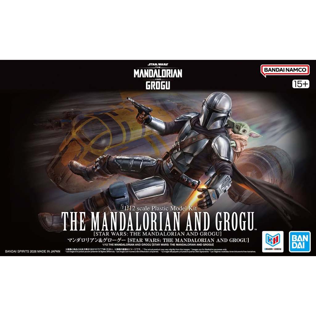 1/12 Mandalorian & Grogu - STAR WARS: THE MANDALORIAN AND GROGU Plastic Model Kit