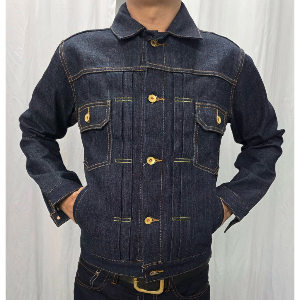 แจ้คเก็ตยีนส์Futhakdenim16ozมีไชรs.m.L.xl.xxl