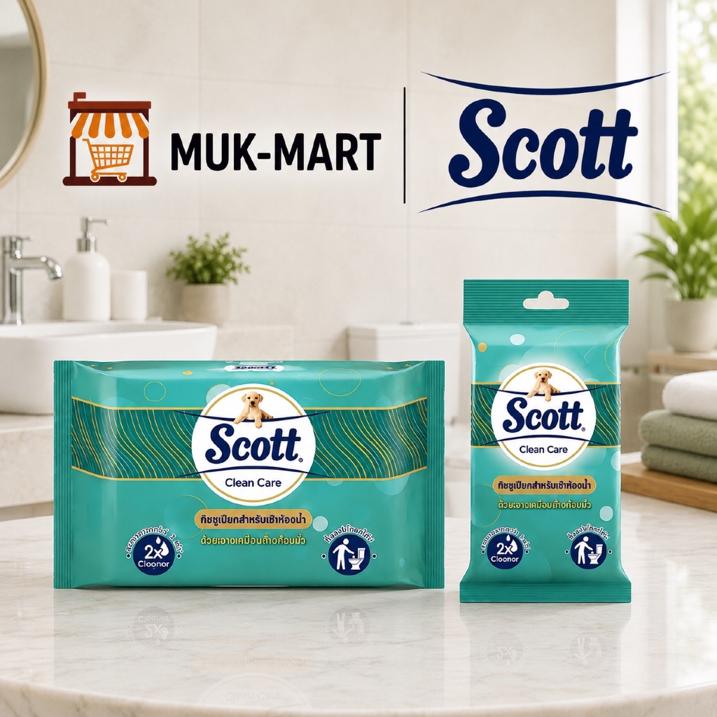 Scott กระดาษทิชชู่เปียก 10 แผ่น | 38 แผ่น