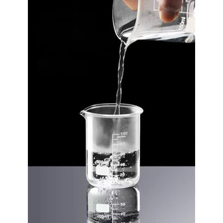 บีกเกอร์แก้ว (Beaker Glass) ขนาด 25ml 50ml 100ml 150ml 200ml 250ml พร้อมส่งในไทย