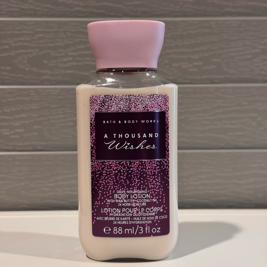 BBWช๊อปไทย A THOUSAND WISHES Travel Size Daily Nourishing Body Lotion 88ml โลชั้นบำรุงผิวกลิ่นA thousand wishesขนาดพกพา