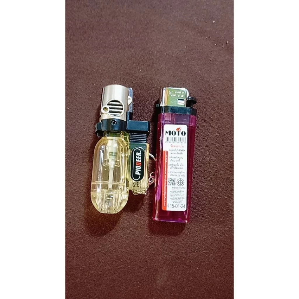 หัวพ่นไฟ ไฟฟู่กันลม สำหรับ BBQ แคมป์ปิ้ง ไฟแช็คแก๊ส เติมแก๊สได้ Spray gun lighter thumbnail 10
