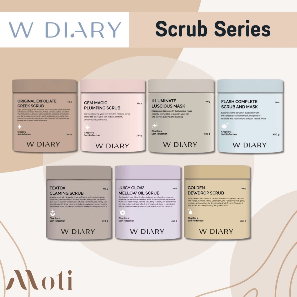 W Diary Luxurious Scrub Series No.1-7