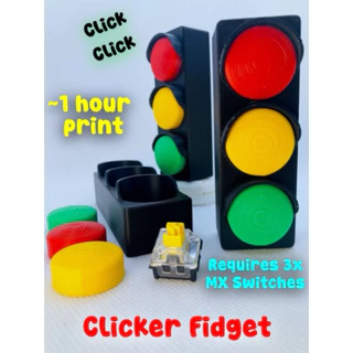Traffic Light Stoplight Clicker Fidget