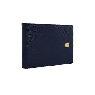 Guy Laroche กระเป๋าสตางค์หนัง พับสั้น 6 CARD สีกรมท่า รุ่น AGP08646S6NVS