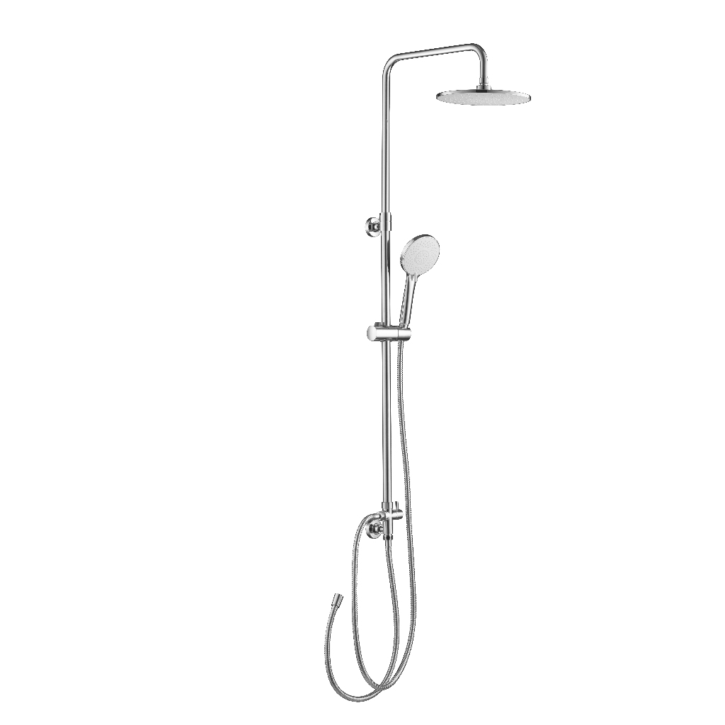 COTTO ชุดฝักบัว ZHSE005SET RAIN SHOWER SET ชุดฝักบัวสายอ่อน 3 ฟังก์ชั่นและฝักบัวก้านแข็งขนาด8นิ้ว