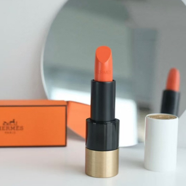 รับประกันของแท้💯 Hermes Rose Hermes Rosy Lip Enhancer 3.5g สี #30 Rose De Ete #14Rose Abicot #49 Rose
