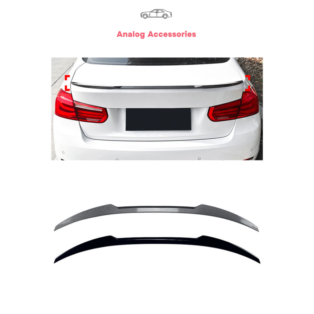 สปอยเลอร์ BMW F30 หลายแบบ สปอยเลอร์ spoiler การติดตั้งแบบไม่สูญเสีย จัดส่งจากกรุงเทพ