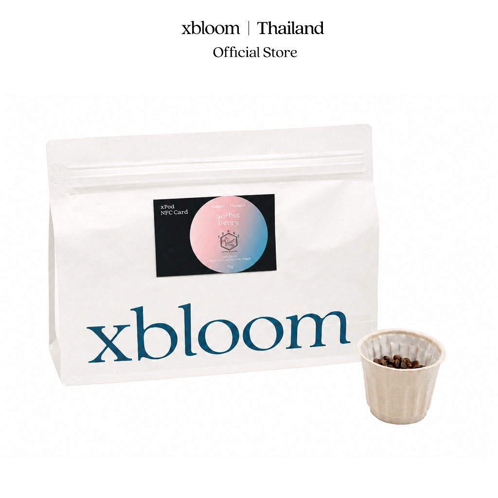 [Clearance Sales] xPod Crane Sorbet Berry (8 Pods) | เมล็ดกาแฟคั่วอ่อน จาก Papua New Guinea