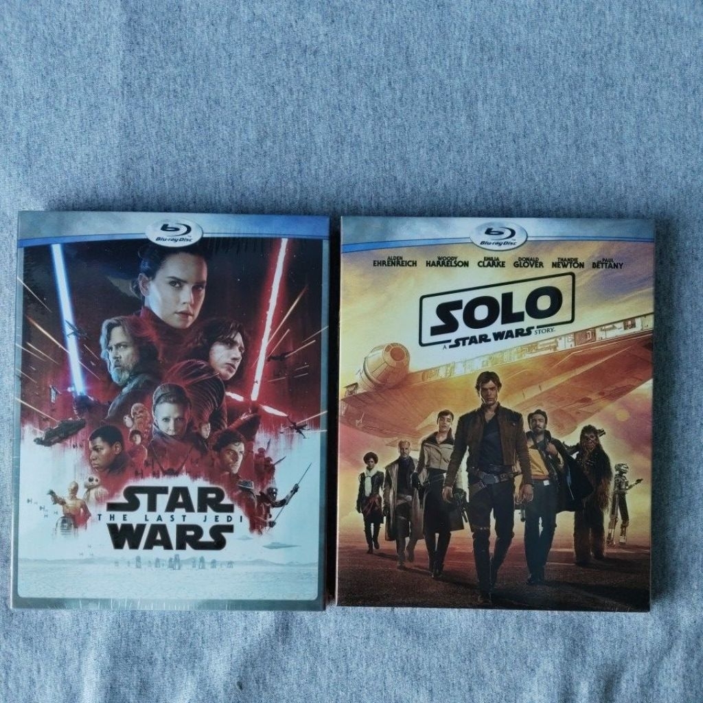 Blu-ray แผ่นแท้ มือ 1 / Star Wars: The Last Jedi (2017) + Solo : A Star Wars Story (2018) / รวม 2 ภาค 2 แผ่น