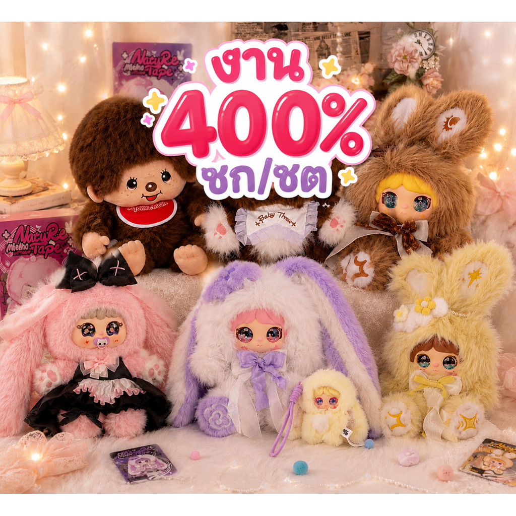 ( พร้อมส่งในไทย ) 400% 600% งาน ชก/ชต
