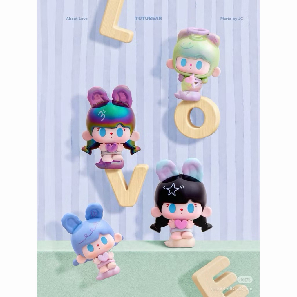 ✨❤️(แบบจุ่ม)บีน Tutubear About Love 💕(1ซอง 5 ตัว)