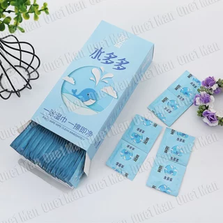 ถุงยางอนามัย 52มม. น้ำเยอะ ลื่นล้นซอง (50-100ชิ้น) บางเฉียบ 0.01 สูตรเพิ่มไฮยาลูโรนิก