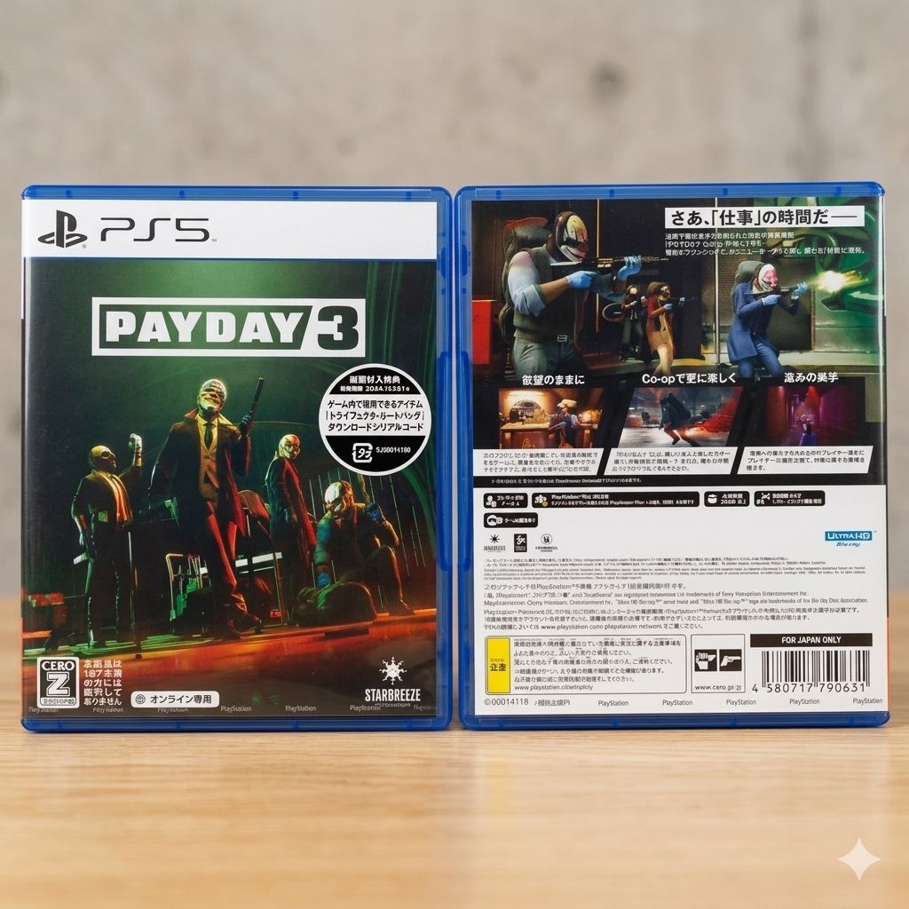 มือหนึ่ง PS5 PAYDAY 3 Jp/Eng รายละเอียด(ภาษาอังกฤษ)PAYDAY 3 (Online Only)