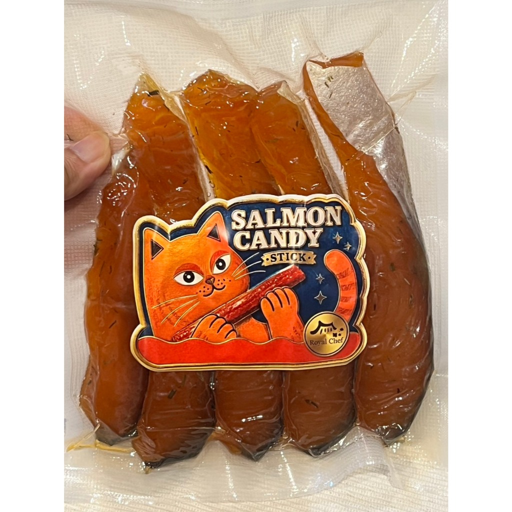 แซลมอน แคนดี้ สติก 300 กรัม รอยัล เชฟ Salmon Candy Stick 300g Royal Chef