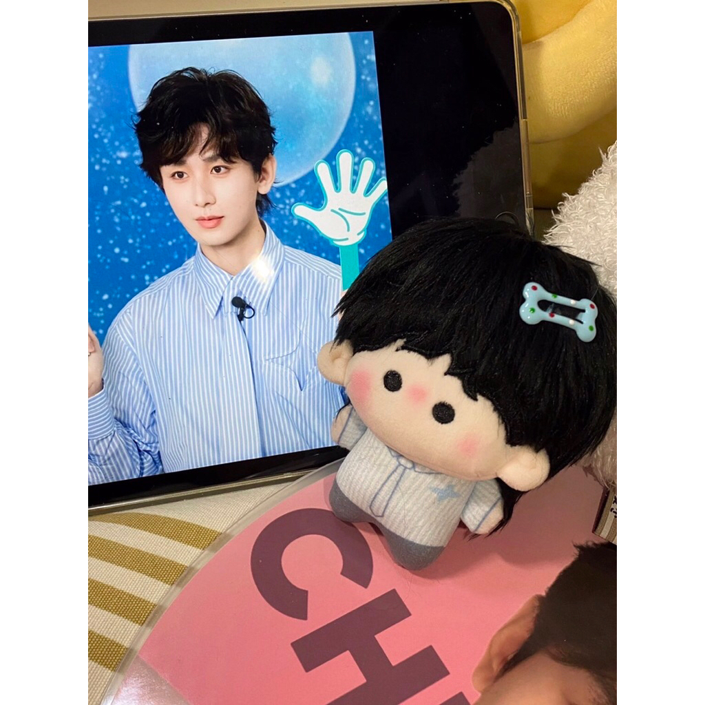 🫧💦  พร้อมส่ง ตุ๊กตา เฉิงอี้ curel x cheng yi ไลฟ์สด 🐶🫧 กล่องสุ่มพวงกุญแจน้องน้าย จากครีม curel 💦🫧