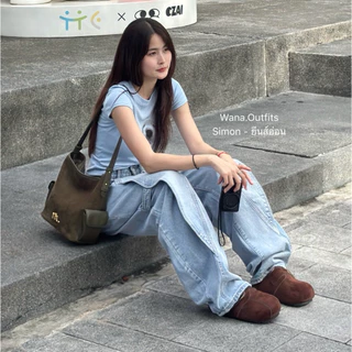 Wana.Outfits - Simon Jeans กางเกงยีนส์ทรงบาเรล