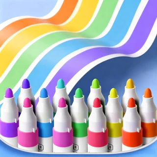 ปากกามาร์เกอร์อะคริลิคกันน้ำ มีให้เลือก24/36/48/60/80/100/120 สี วาดเขียนได้บนกระจก พลาสติก หรือโลหะ เครื่องเขียนวาดรูป