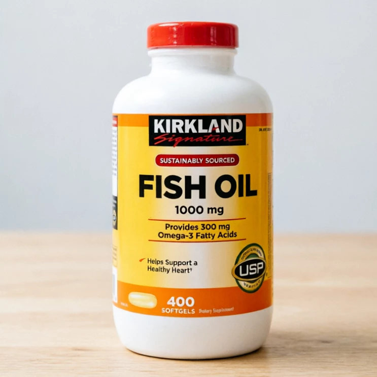 (Exp.11/2027)Kirkland Fish Oil 1000 mg 400 เม็ด