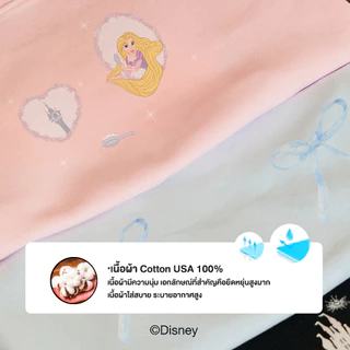 Toogtons ทุกตอนส์ เสื้อยืดผู้หญิง รุ่น Baby Soft ลาย Princess Rapunzel ลิขสิทธิ์ดิสนีย์แท้ เสื้อยืด เสื้อ baby tee